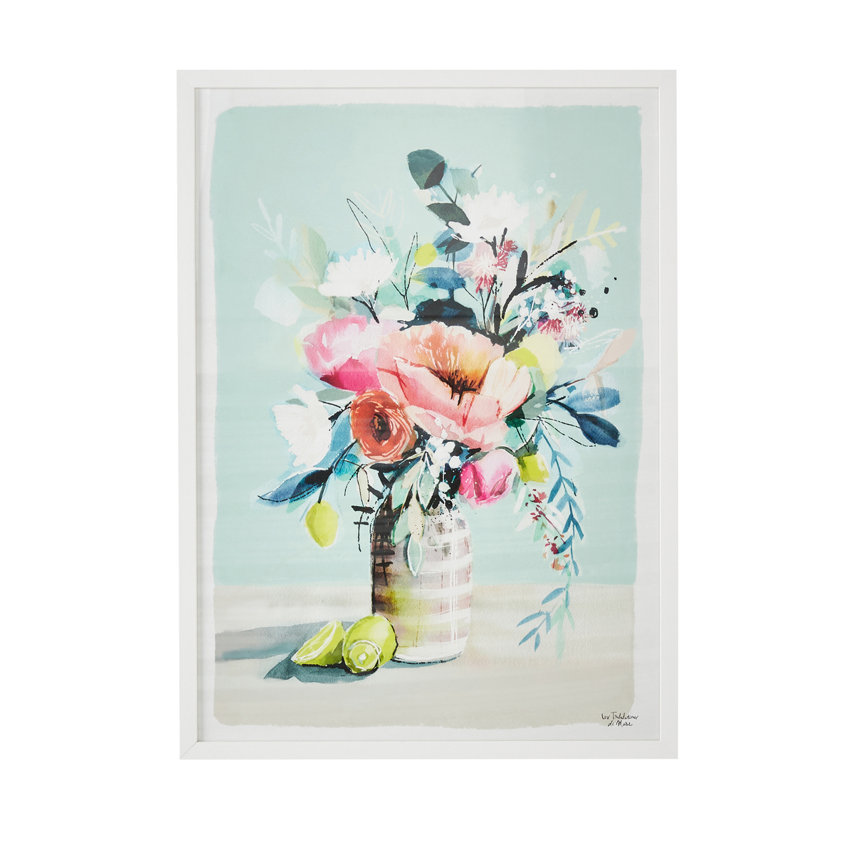 4MURS Image encadrée Floralis Multicolore
