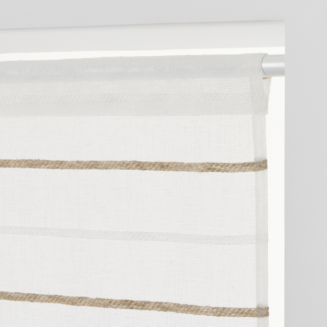 Vitrage BEACE coloris naturel 60 x 120 cm