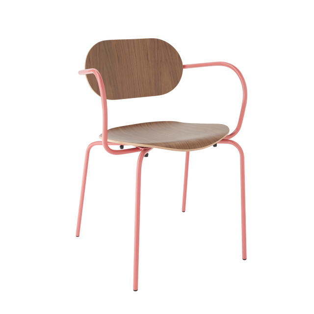 4MURS Chaise COLETTE coloris corail