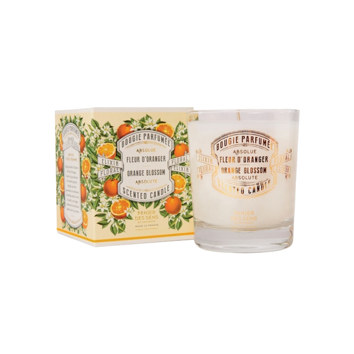 PANIER DES SENS Bougie parfumée Fleur d'oranger Blanc Fleur d'oranger 180G