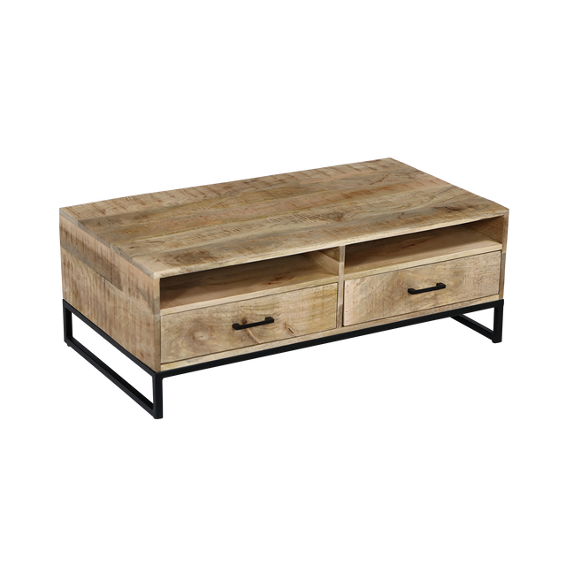 4MURS Table basse KHAN coloris manguier 60 x 110 cm