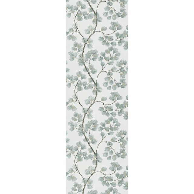 Papier peint intissé ALBIZIA coloris vert de gris
