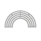 Néon Arc en ciel Multicolore
