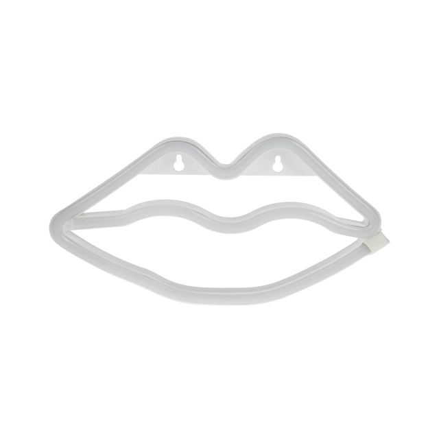 Néon BISOUS coloris rouge