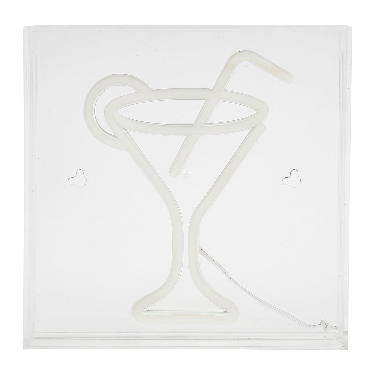 Néon Cosmopolitain Orange et blanc chaud