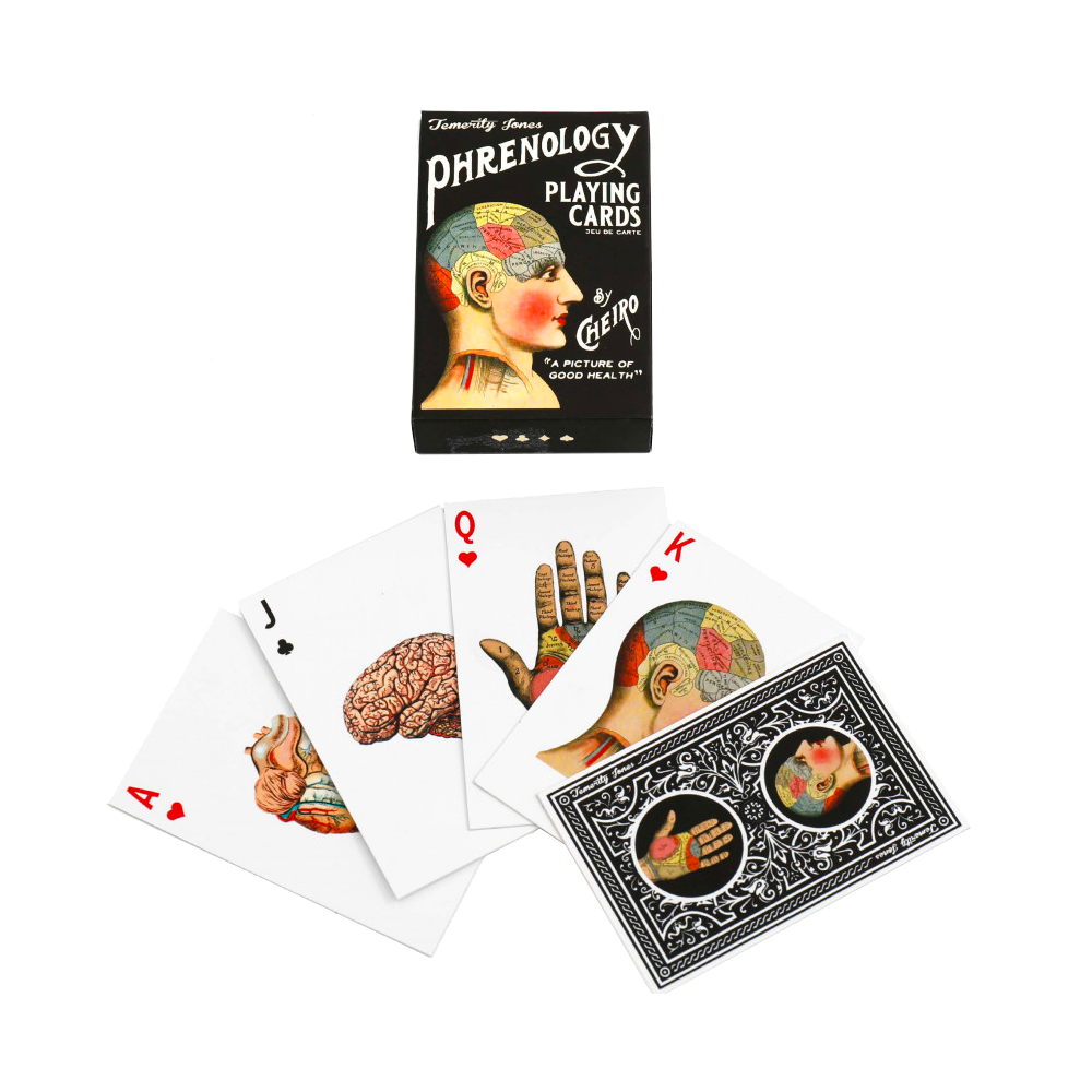 TEMERITY JONES Jeu de cartes Phrenology Noir