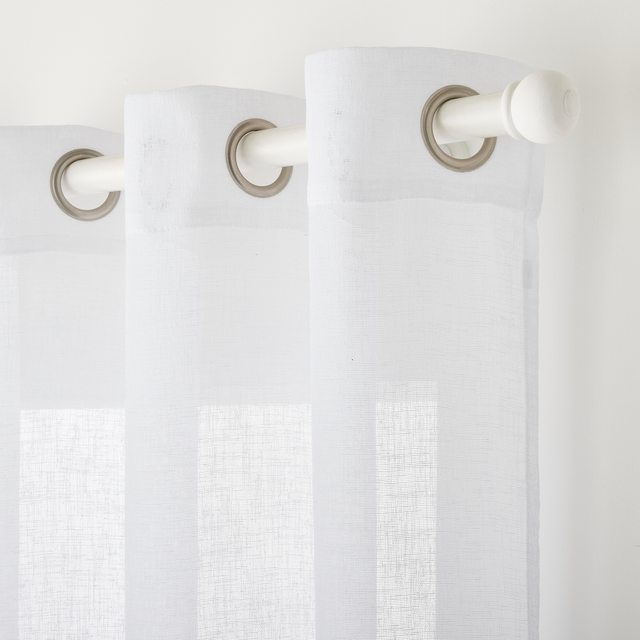 4MURS Voilage PROCIDA coloris blanc 140 x 240 cm