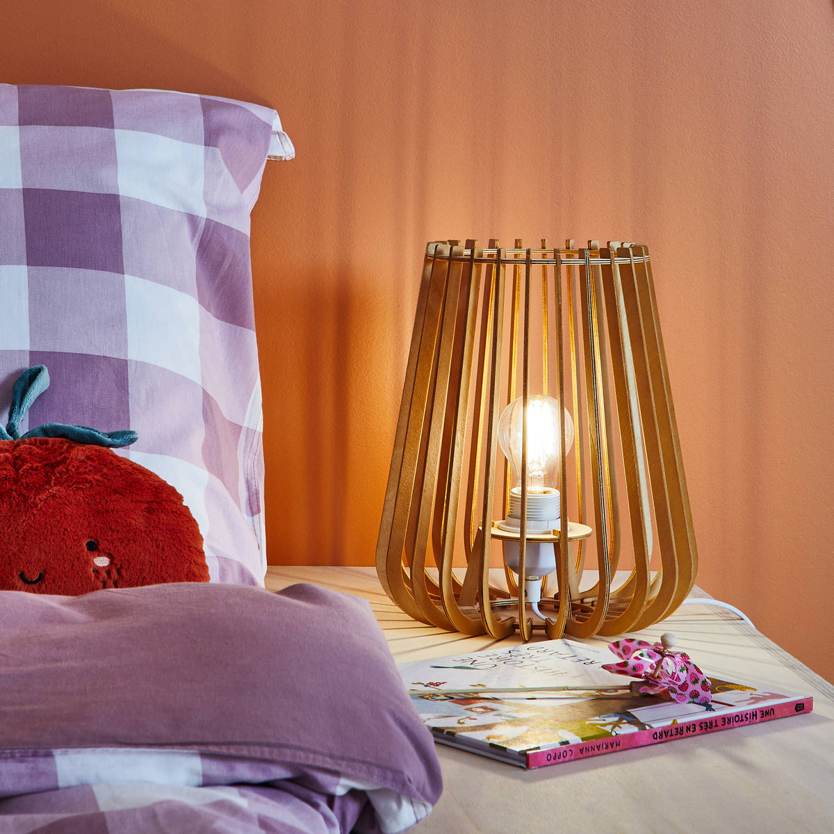 Lampe à poser Elsa Bois clair