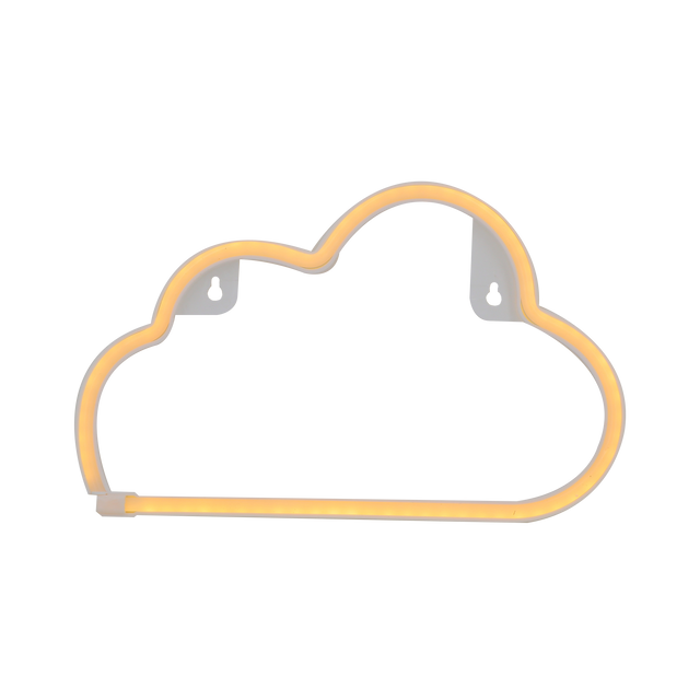 Néon NUAGE coloris blanc chaud