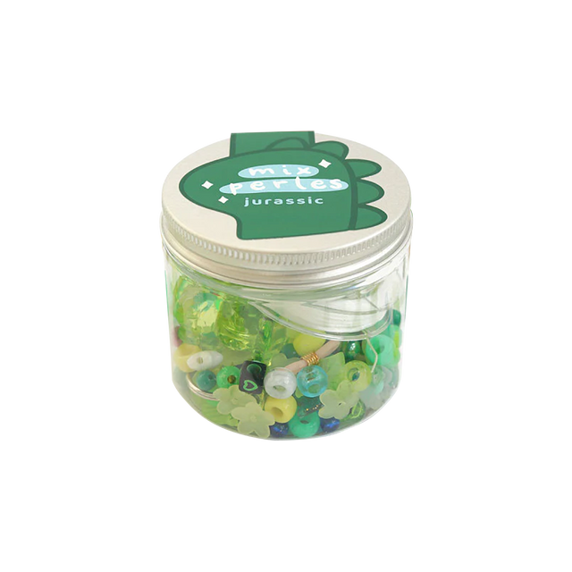 La Petite Epicerie Kit création MIX DE PERLES JURASSIC