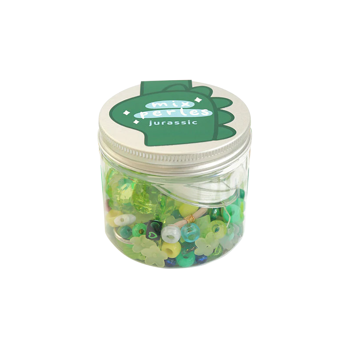 LA PETITE ÉPICERIE Kit création Mix de perles jurassic Vert