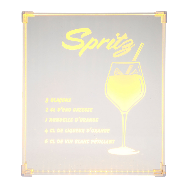 Néon SPRITZ coloris orange