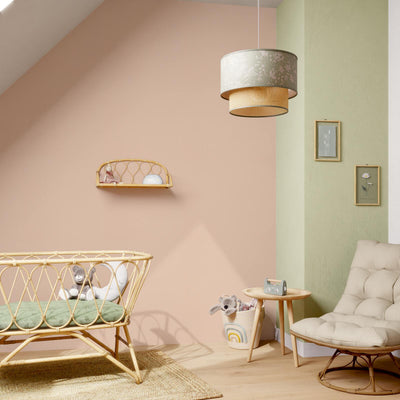 Papier peint intissé Bambino Beige orangé Lisse