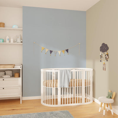 Papier peint intissé Bambino Bleu ciel Lisse