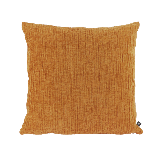 4MURS Coussin MEANDOR coloris Brun ocre 44 x 44 cm