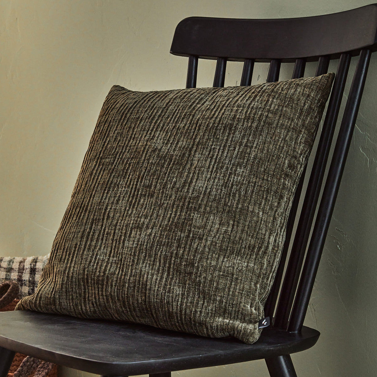 4MURS Coussin Meandor Vert kaki