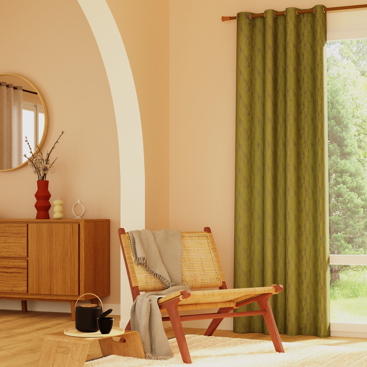 Rideau Ilan Vert bronze