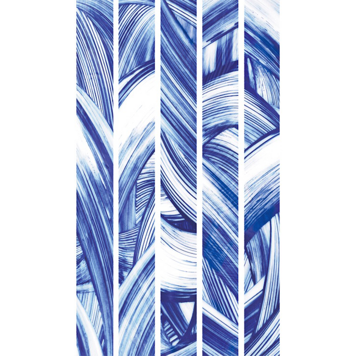 4MURS Papier peint panoramique L Abyssa Bleu méditerranéen Satiné