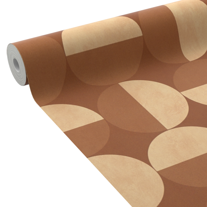 4MURS Papier peint intissé Luciano Terracotta