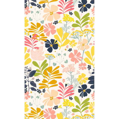 4MURS Papier peint panoramique L Mareva Multicolore Satiné