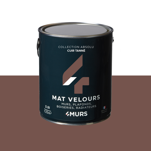 Absolu Peinture Peinture cuir tanné Mat 2,5 L