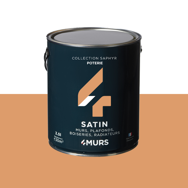 Saphyr Peinture Peinture poterie Satiné 2,5 L