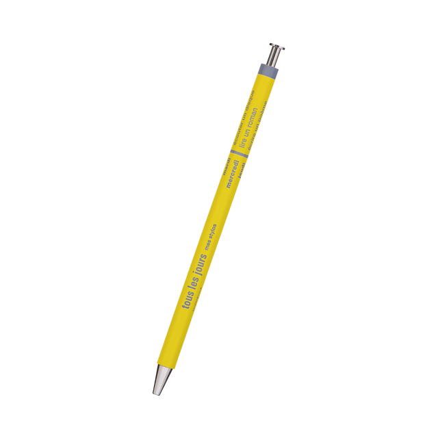 Stylo BILLE À ENCRE GEL coloris jaune