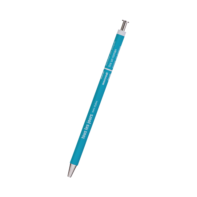 Stylo BILLE À ENCRE GEL coloris turquoise