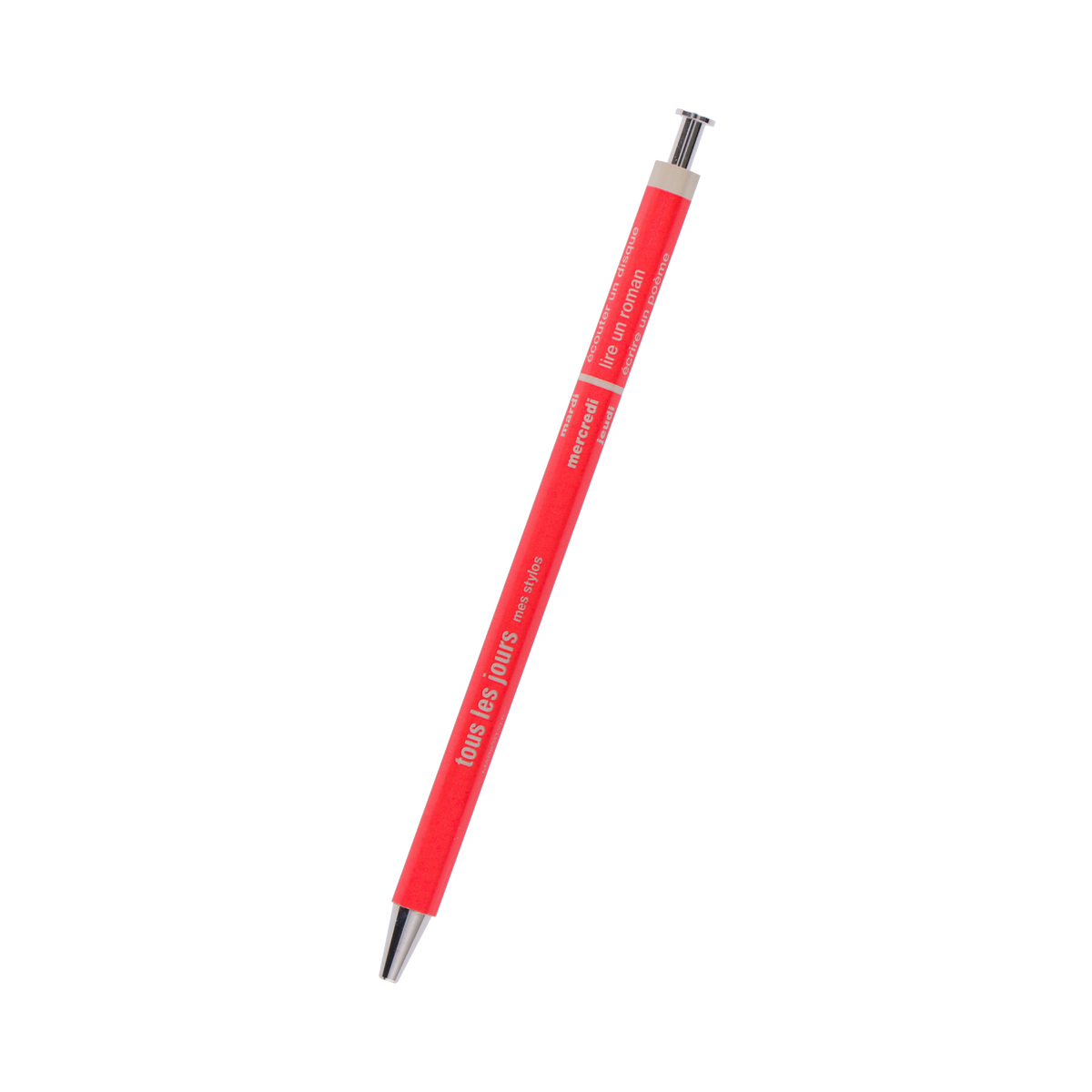 Stylo Bille à encre gel Rouge