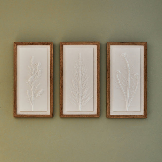 4MURS Tableau embelli FLORA coloris blanc