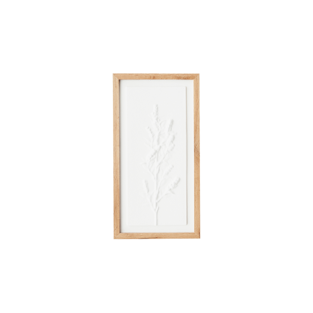 4MURS Tableau embelli FLORA coloris blanc