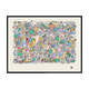 4MURS Tableau Street art Multicolore