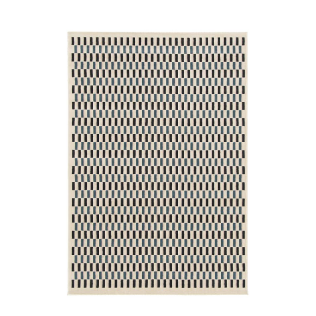 Tapis ANIAS coloris bleu acier 160 x 230 cm