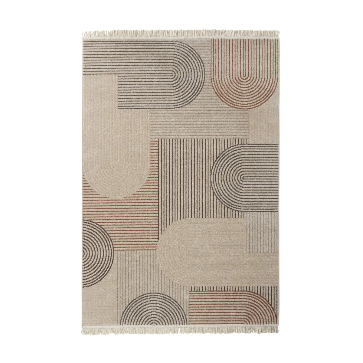 Tapis Many Marron/taupe