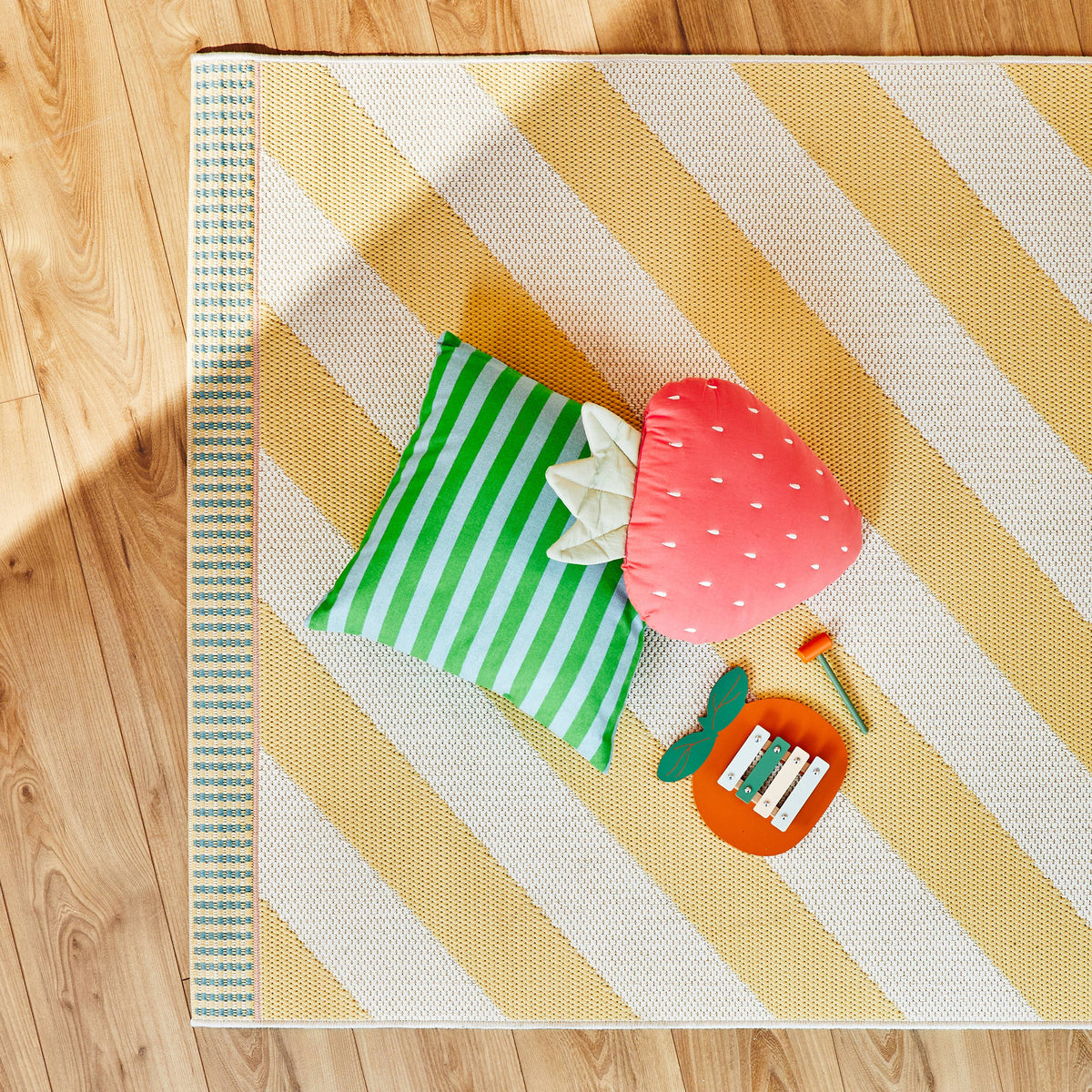 Tapis extérieur Gonzo Jaune soleil