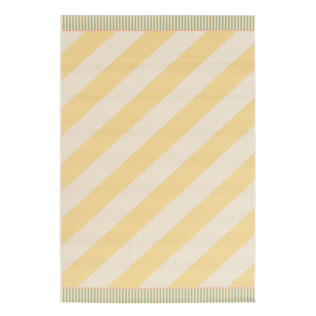 Tapis extérieur GONZO coloris jaune soleil 120 x 170 cm