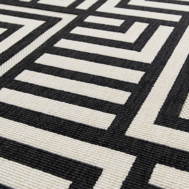 Tapis ONIX coloris noir 120 x 170 cm