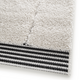 Tapis Ara Blanc cassé/noir