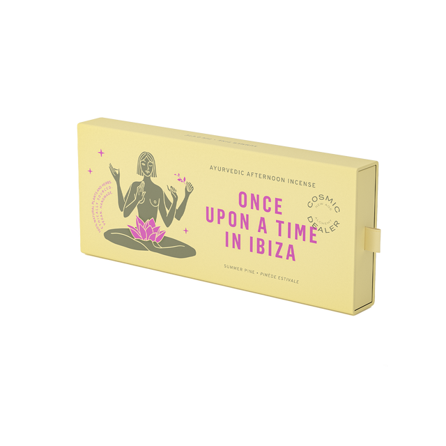 Cosmic Dealer Baton encens IL ÉTAIT UNE FOIS À IBIZA SUMMER PINE jaune