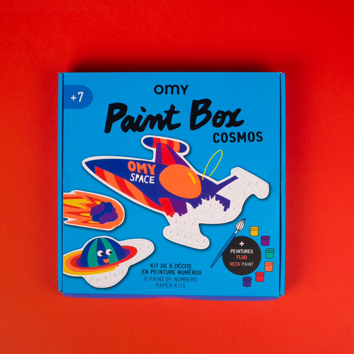 OMY Kit de peinture Cosmos Bleu