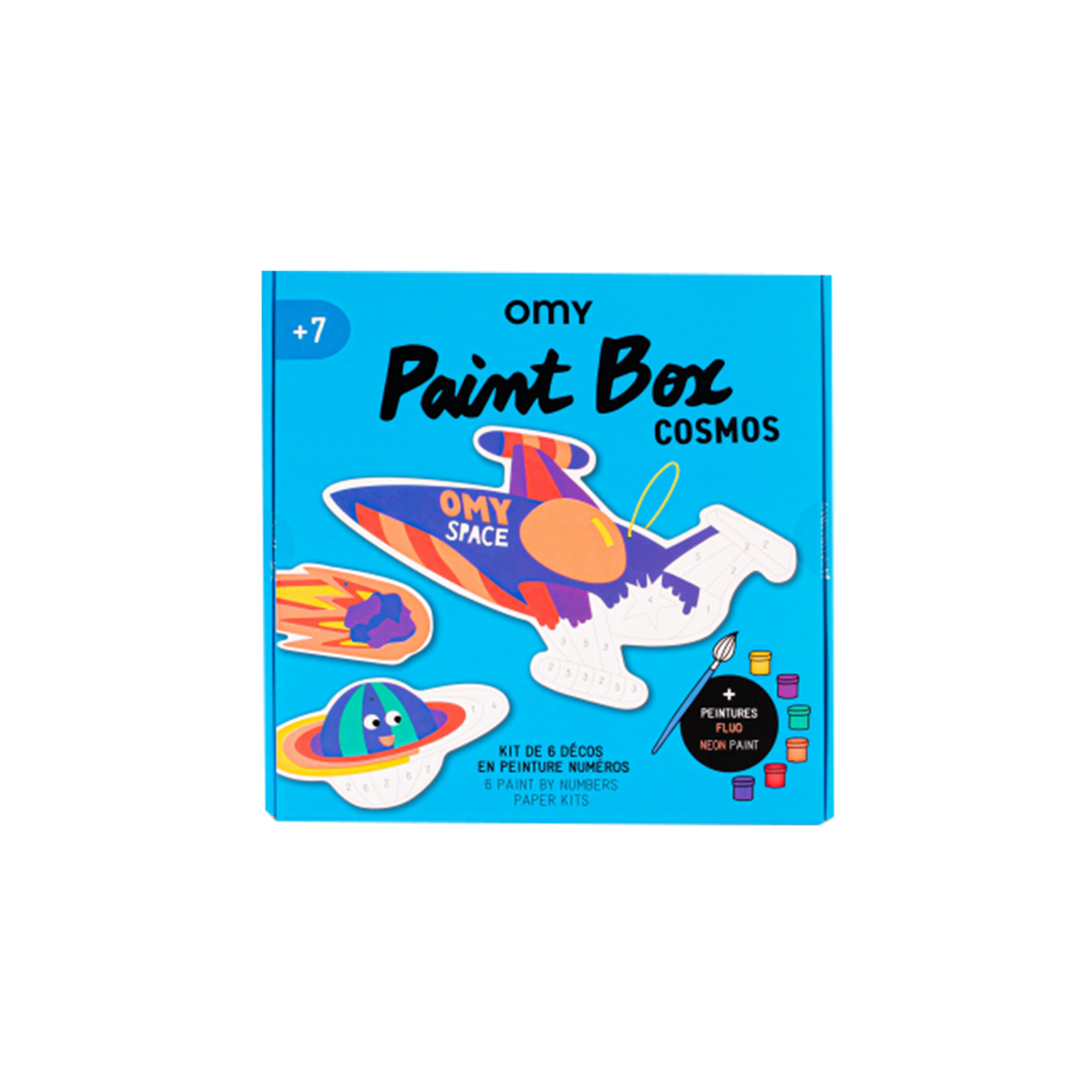 OMY Kit de peinture Cosmos Bleu