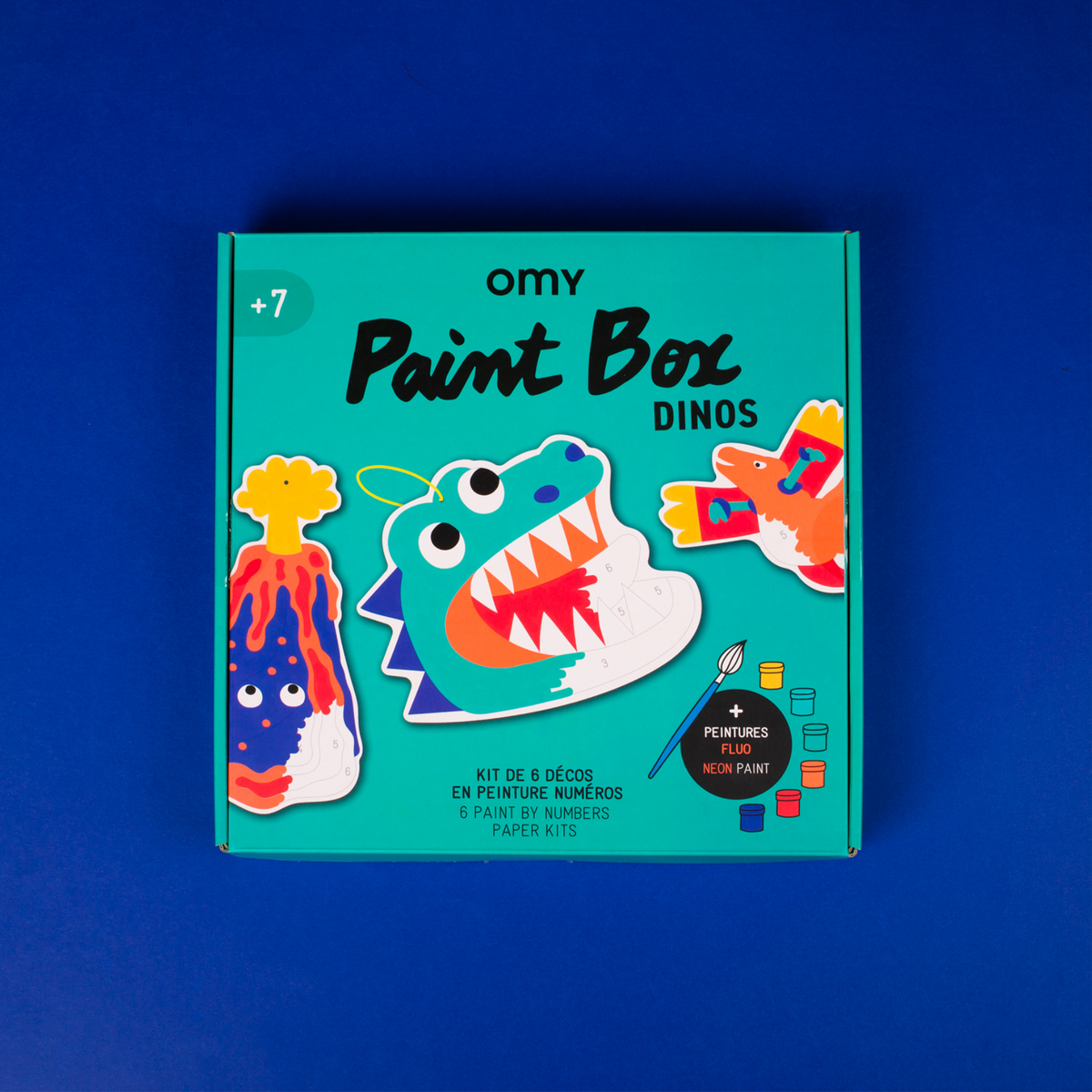 OMY Kit de peinture Dinos Vert