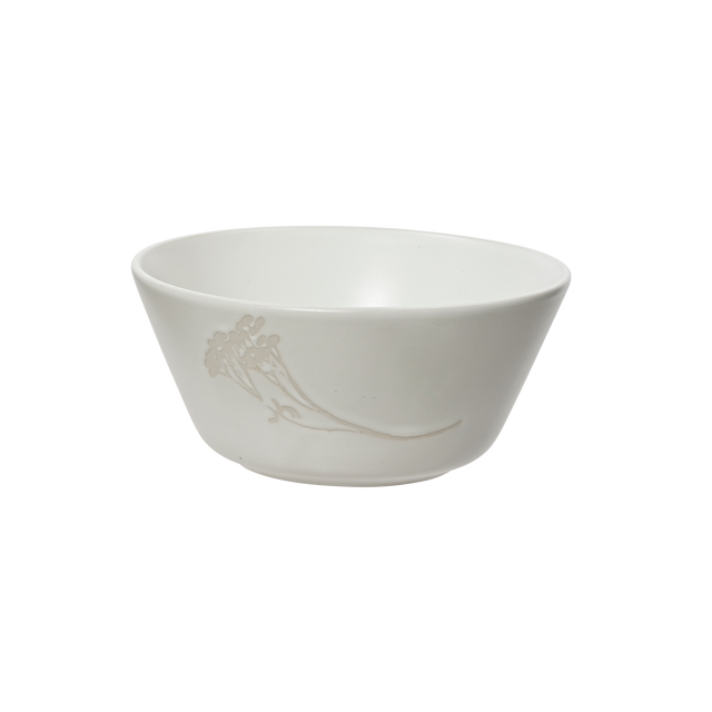 Bol MIMOSA coloris blanc