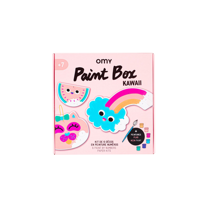 OMY Kit de peinture Kawaii Rose