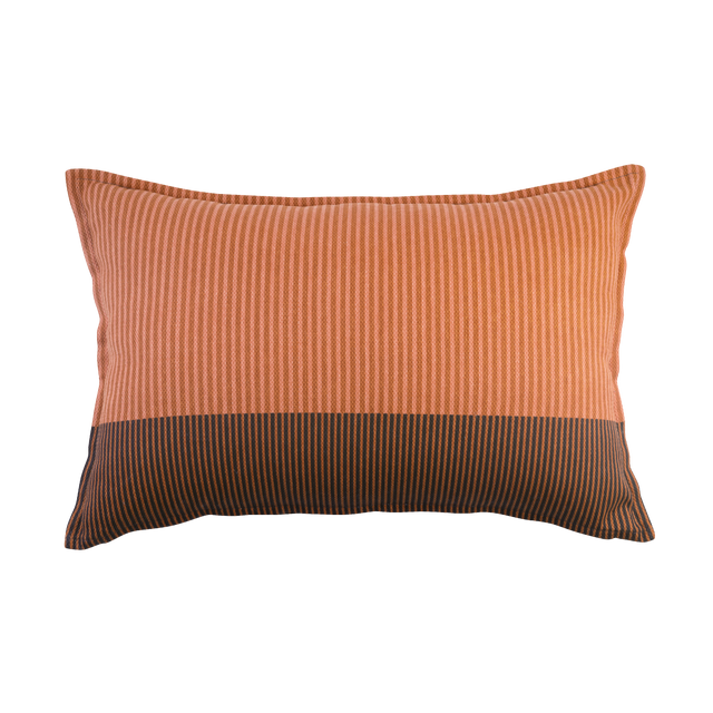 Coussin BRUTUS coloris brun 40 x 60 cm