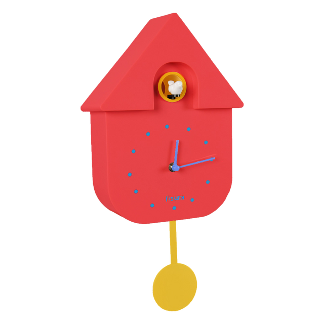 Fisura Horloge MAISON COUCOU coloris rouge