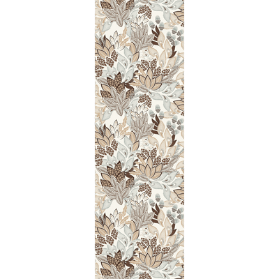 Papier peint intissé Palmyra Beige rosé, marron et bleu grisé