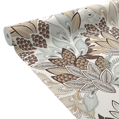 Papier peint intissé Palmyra Multicolore