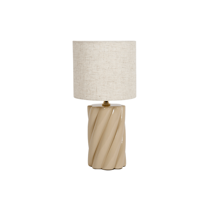 OSTARIA Lampe à poser Twist Beige