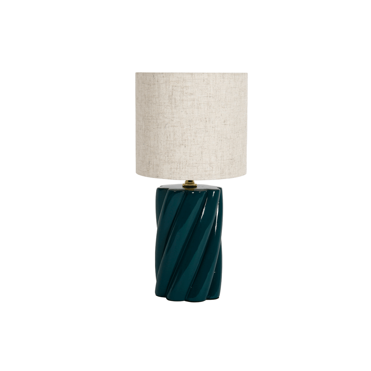 OSTARIA Lampe à poser Twist Bleu canard